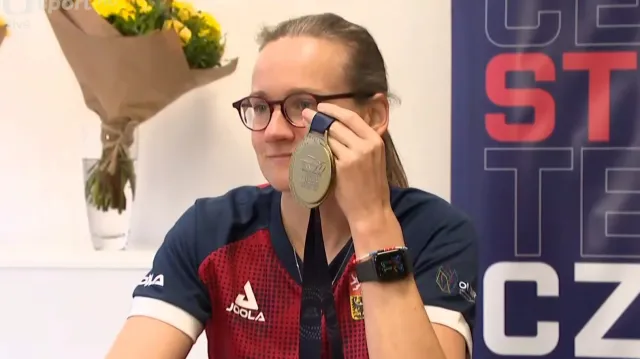Matelová je zpět v Česku po zlatém mistrovství Evropy v Linci