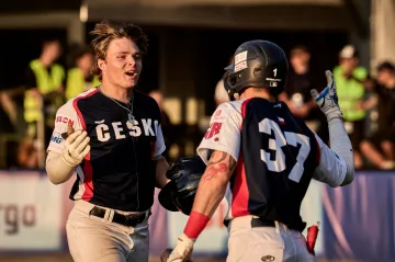 Radost českých mladých baseballistů