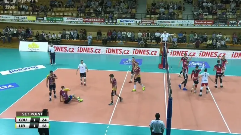 Volejbalisté Jihostroje přetlačili Liberec a k bronzu mají blíž