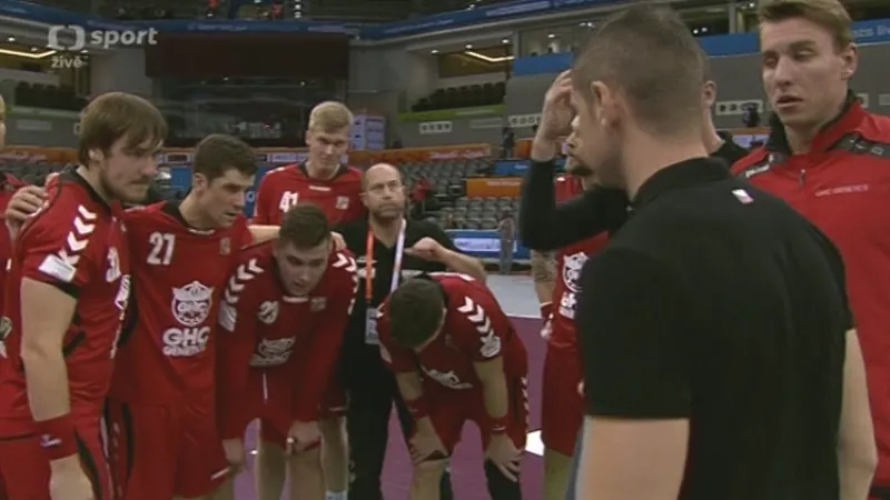 Házenkáři před utkáním s Egyptem