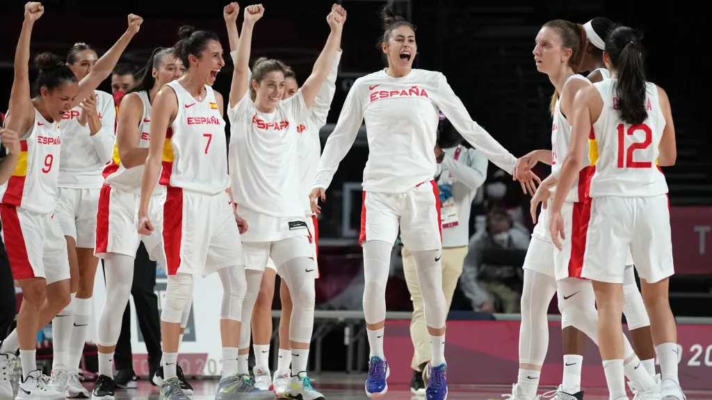 Radost španělských basketbalistek