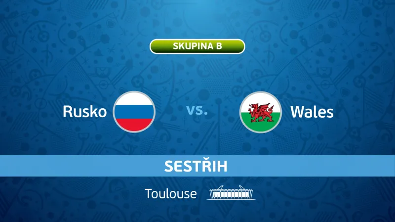 Sestřih utkání Rusko - Wales
