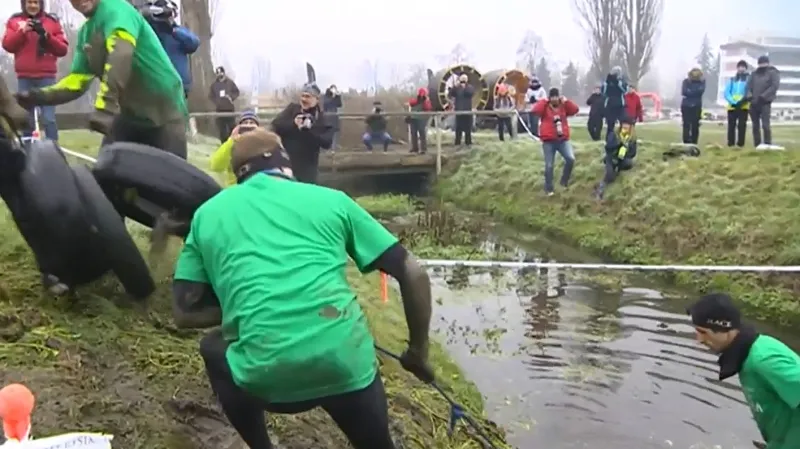 Na pardubickém dostihovém závodišti se běžel Gladiator Race