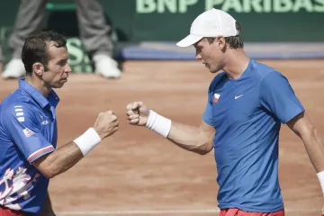 Radek Štěpánek a Tomáš Berdych