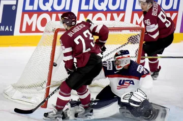 Utkání Lotyšsko - USA