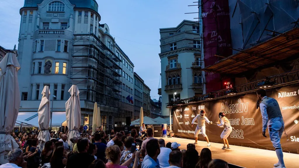 Alexander Choupenitch znovu zaplnil brněnský Jakubák šermem