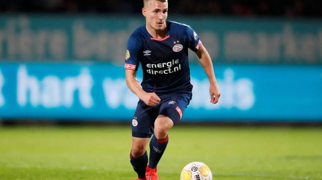 Michal Sadílek v dresu PSV Eindhoven