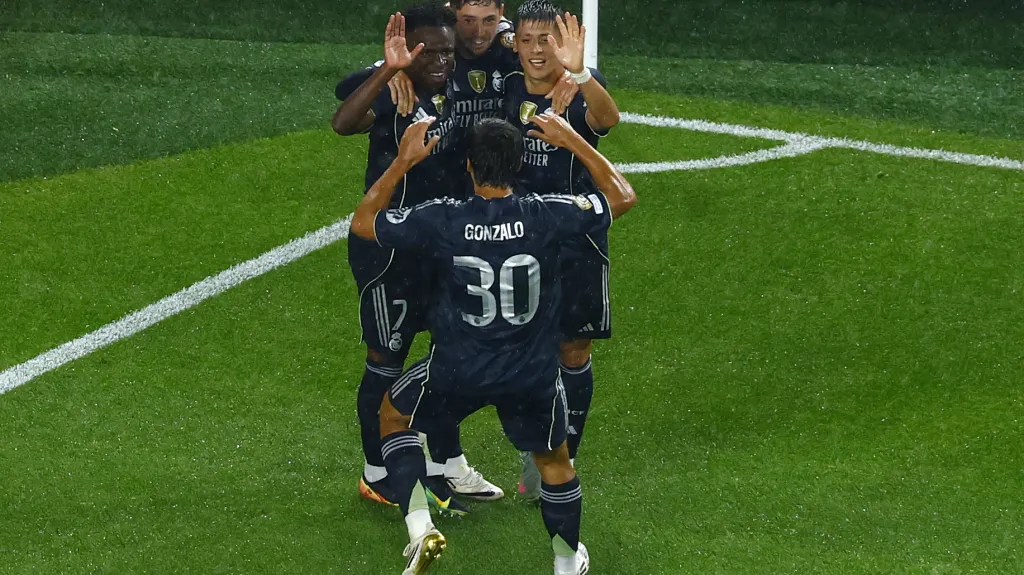 Radost hráčů Realu