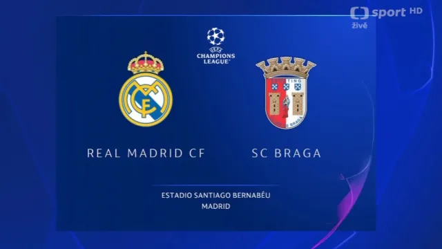 Sestřih utkání Real Madrid – Braga