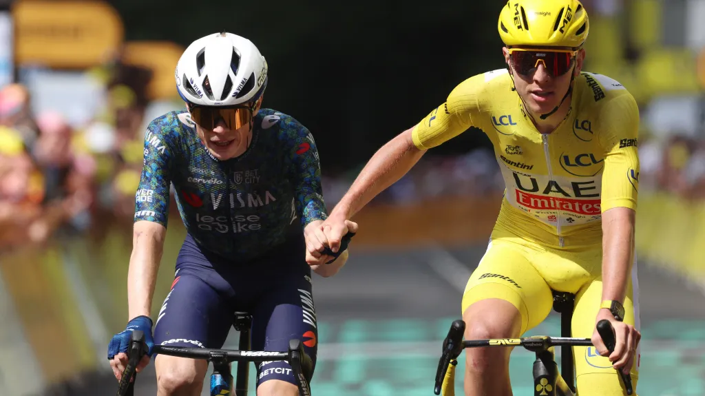 Jonas Vingegaard a Tadej Pogačar