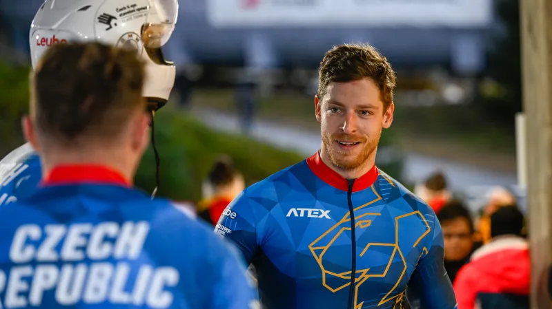 Jízda 1. kola v La Plagne dvojbobu Dominika Dvořáka