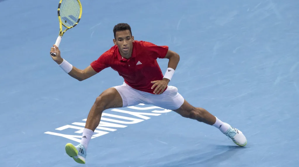 Kanaďan Félix Auger-Aliassime na ATP Cupu