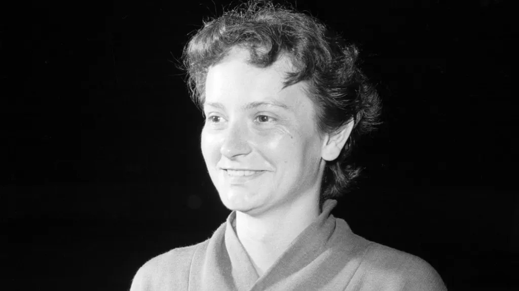 Hana Ezrová na snímku z roku 1956