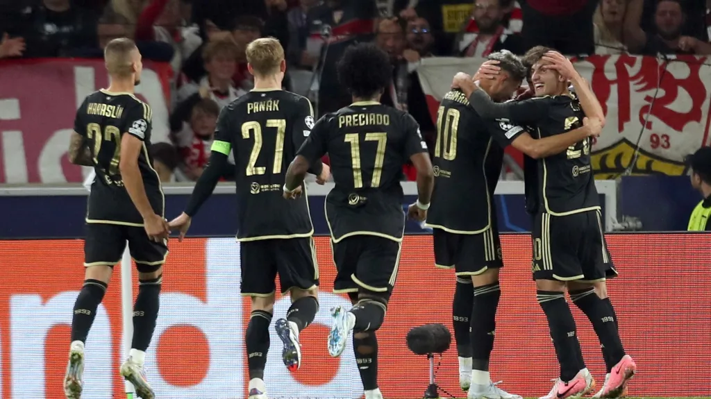 Radost fotbalistů Sparty