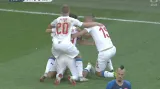 Gól v utkání Slovensko - Česko: Schick - 1:2 (76. min.)