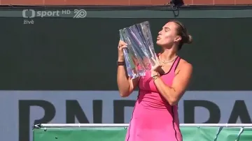 Sinner a Sabalenková vyhráli v Indian Wells