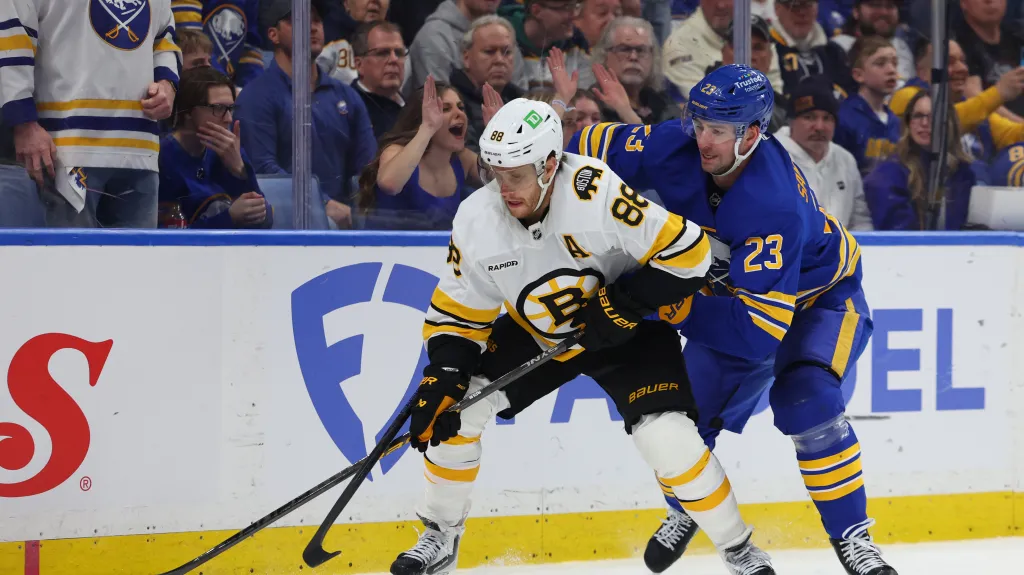 David Pastrňák proti Buffalu Sabres