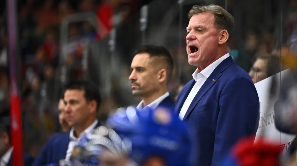 Trenér hokejové reprezentace Radim Rulík