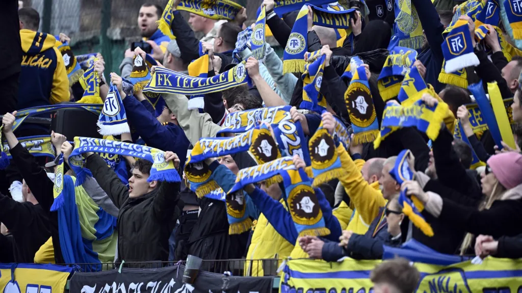 Fanoušci ligových Teplic