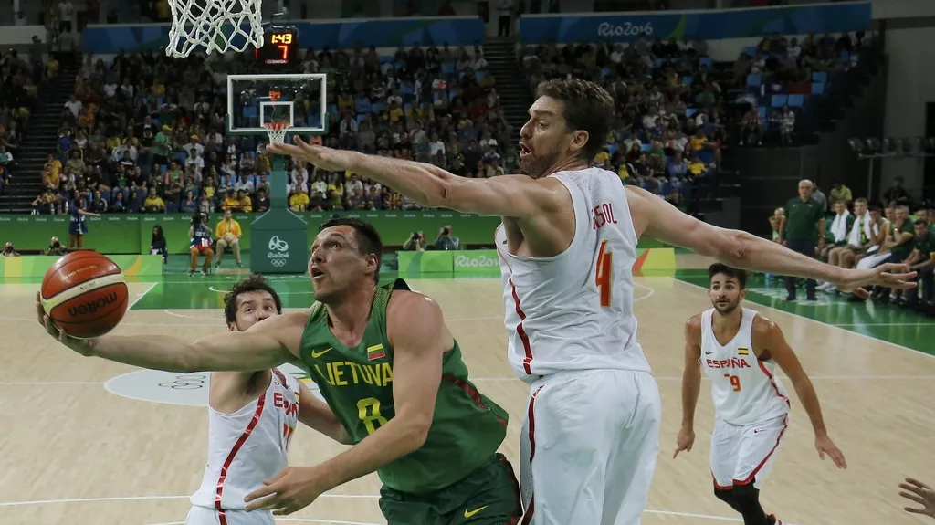 Zápas Španělska proti Litvě