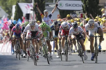 Hromadný spurt na Tour de France