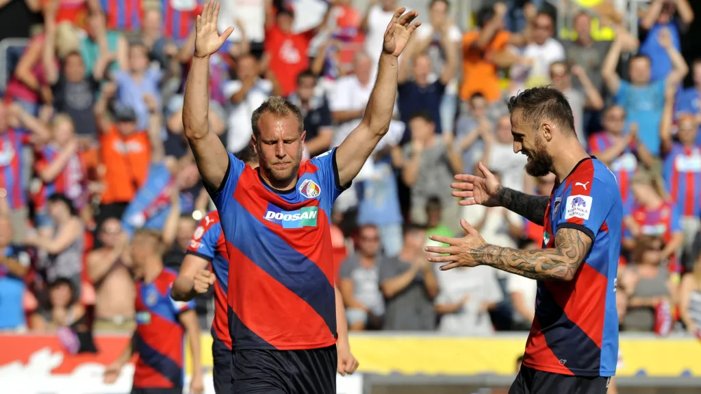 Radost fotbalistů Plzně