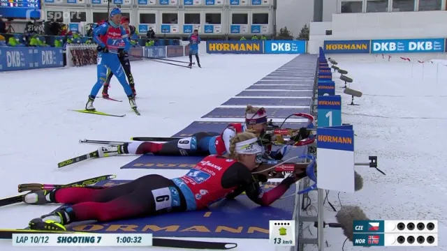 Sestřih štafety biatlonistek v Anterselvě