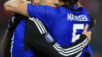 Radost hráčů Hamburku