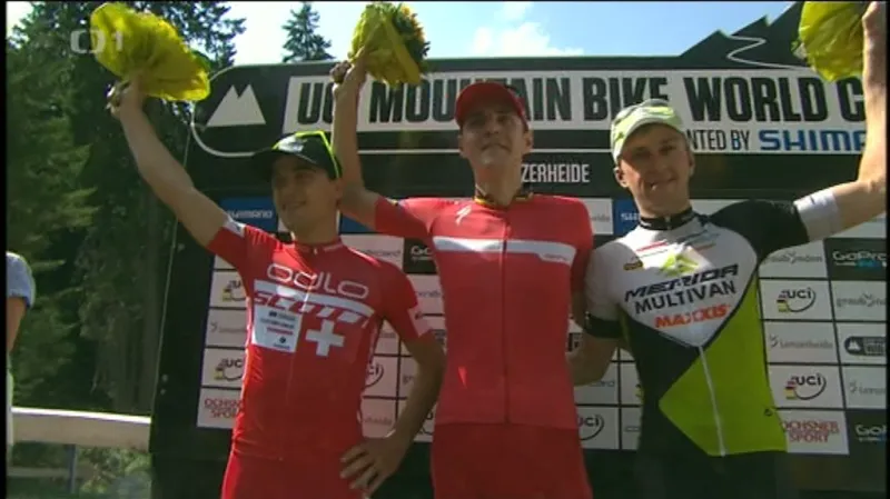 Kulhavý vyhrál SP bikerů v Lenzerheide, Cink byl třetí