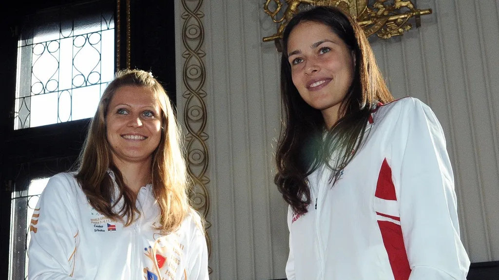 Lucie Šafářová a Ana Ivanovičová