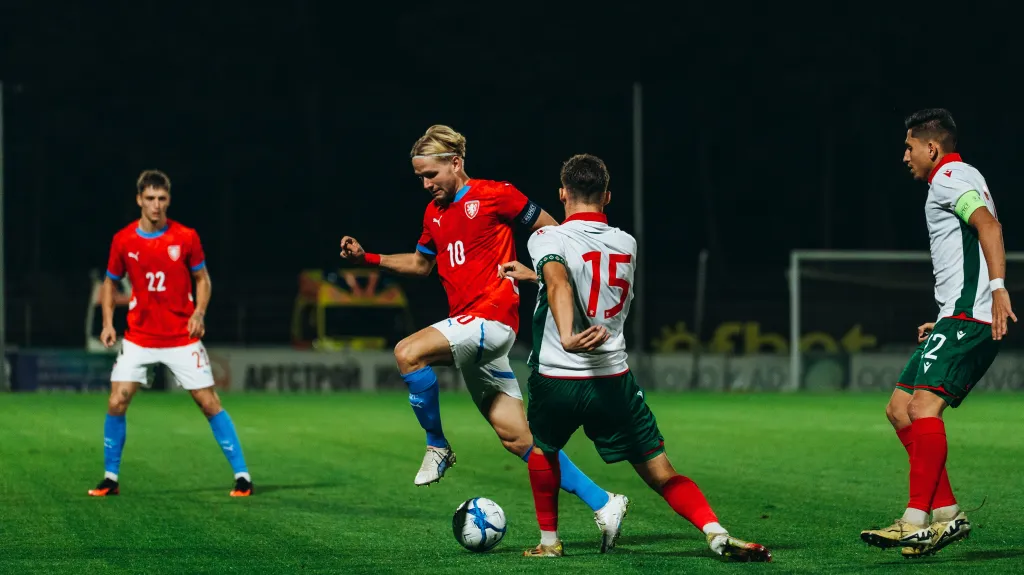 Kapitán české reprezentace do 21 let Matěj Šín