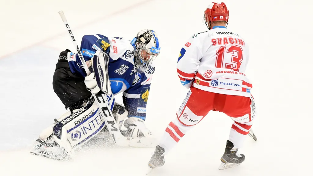 Utkání Třinec - Plzeň