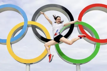 Nejmladší česká olympionička Soňa Artamonová