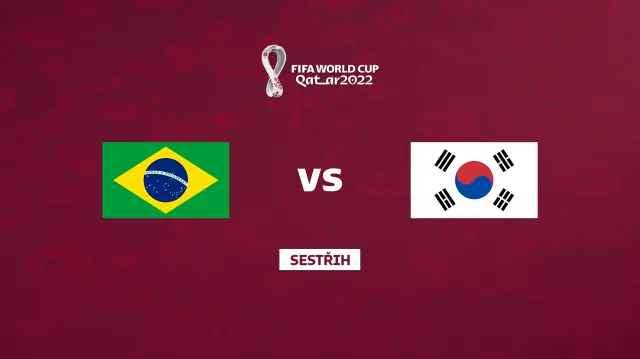 Sestřih utkání Brazílie - Jižní Korea