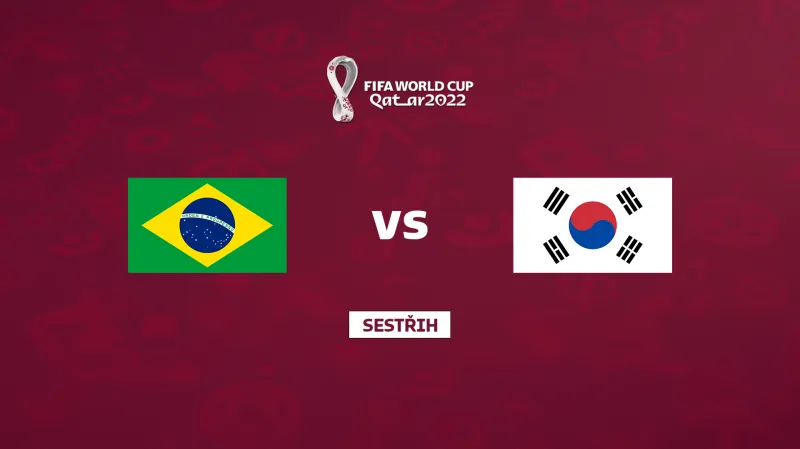 Sestřih utkání Brazílie - Jižní Korea