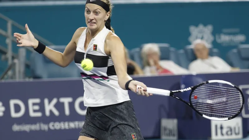 Kvitová podlehla v Miami ve čtvrtfinále Australance Bartyové