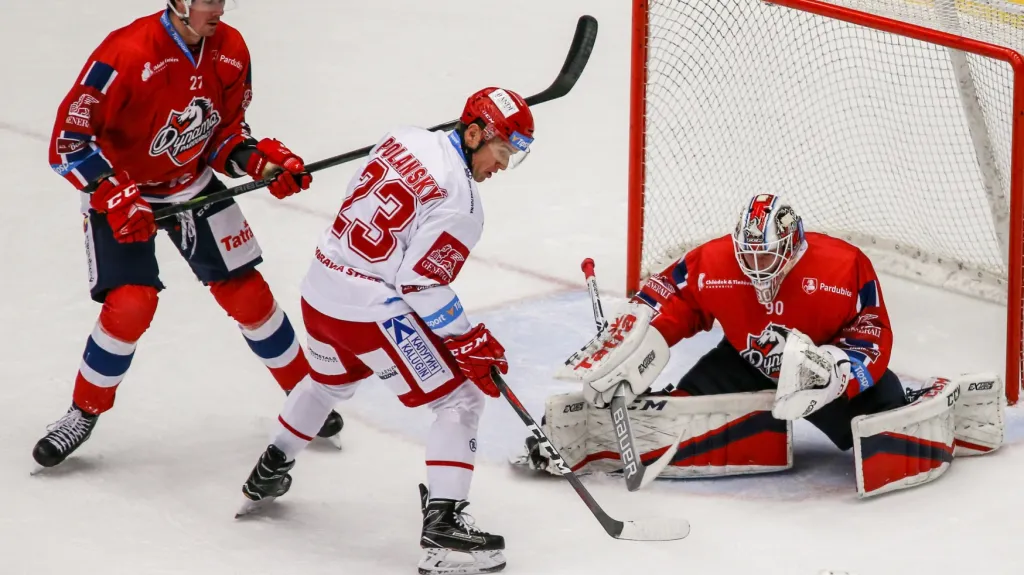 Utkání Třinec - Pardubice