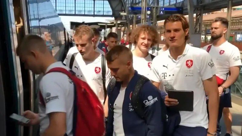 Reprezentanti se přesunuli do Olomouce na duel proti Černé Hoře