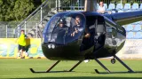 Fotbalistům Ústí nad Labem přiletěly nové dresy vrtulníkem
