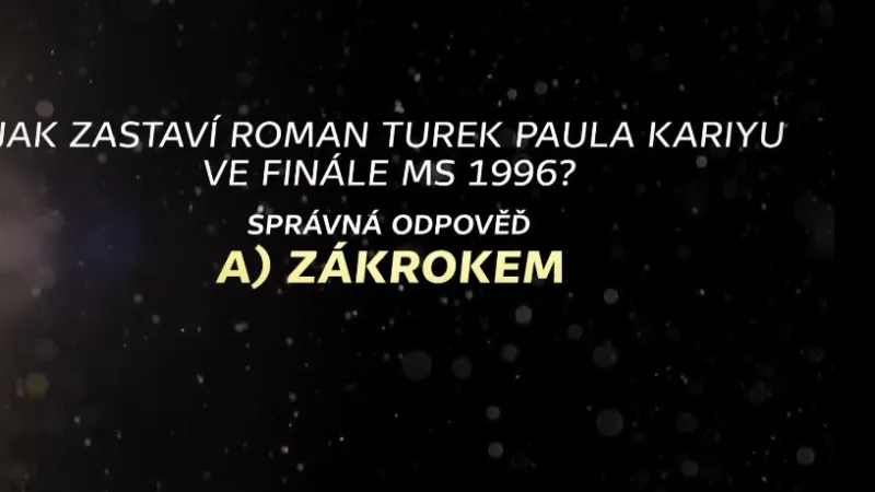 HOKEJOVÝ KVÍZ 26. 4. - SPRÁVNÁ ODPOVĚĎ