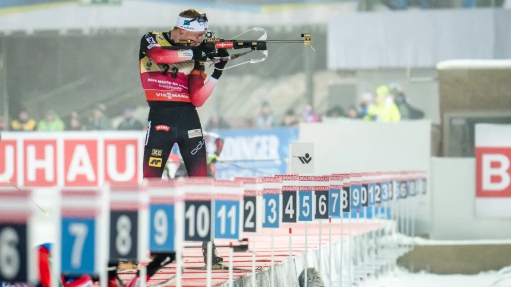 Johannes Bö na střelnici