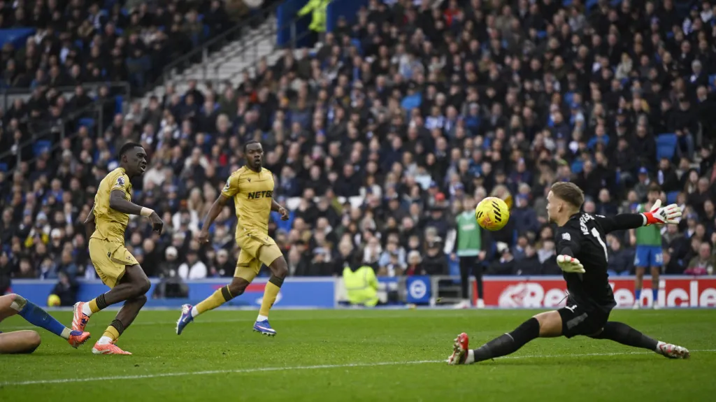 C. Palace dává gól Brightonu