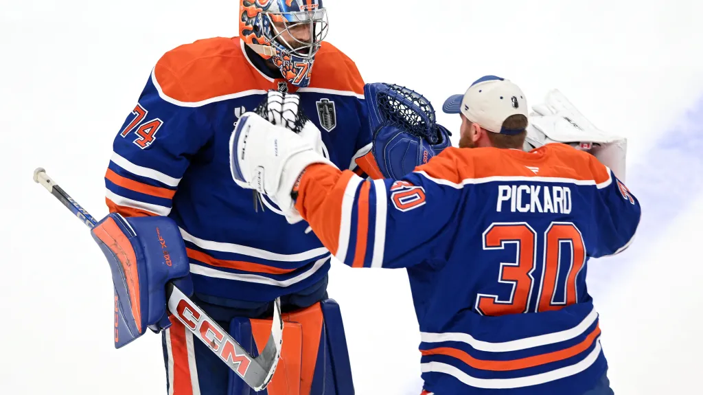 Brankáři hokejového Edmontonu