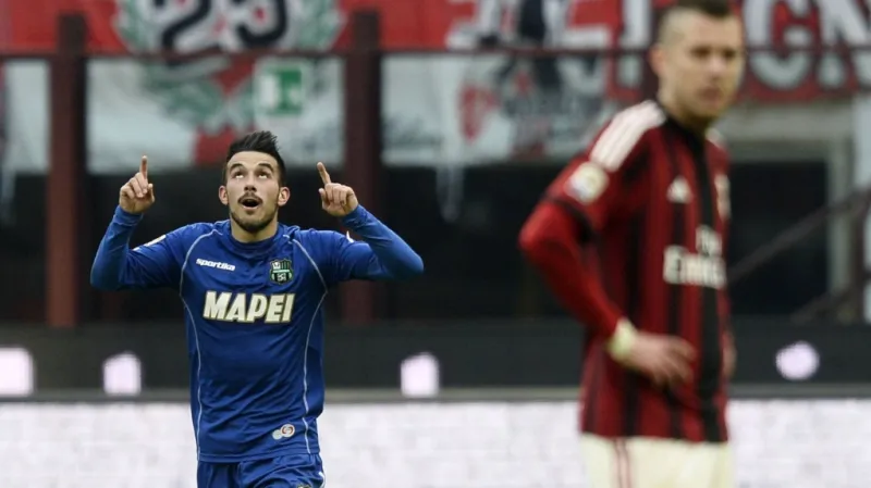 Utkání AC Milán - Sassuolo