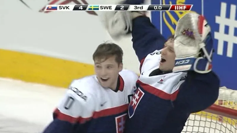 Sestřih utkání Švédsko 20 - Slovensko 20