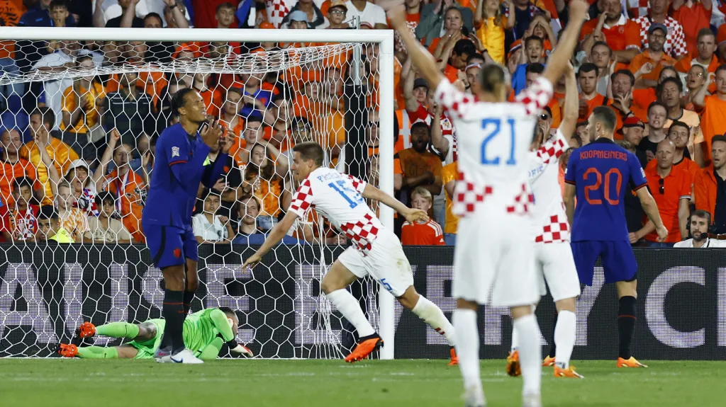 Chorvaté slaví proti Nizozemcům