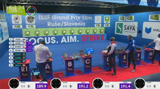 Česká sestava oslavila na GP Slovinska zisk tří medailí ze vzduchové pistole