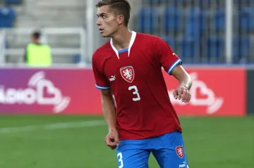 Martin Suchomel v reprezentačním dresu jednadvacítky