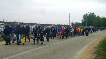 Fanoušci na Velké ceně ČR