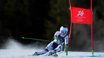 Jízda Aleny Labaštové v 1. kole slalomu